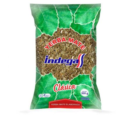 YERBA INDEGA TRADICIONAL PLASTICO 500 GR