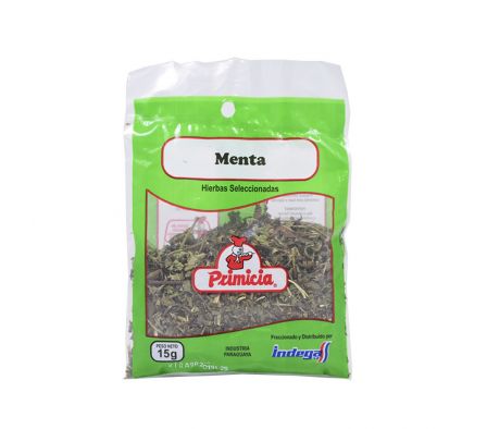 PRIMICIA MENTA  BOLSITA  15 GR*10
