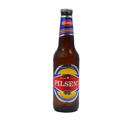 CERVEZA PILSEN RETORNABLE BOTELLA 340ML (LIQUIDO)