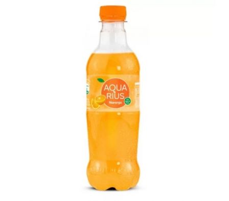 AGUA AQUARIUS SABORIZADA NARANJA 410ML