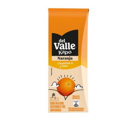 JUGO DEL VALLE KAPO NARANJA 200ML 