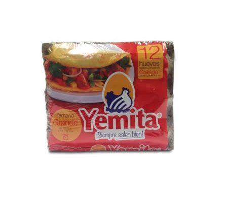 HUEVO YEMITA TIPO A MEDIANO ECONOMICO 12 UN