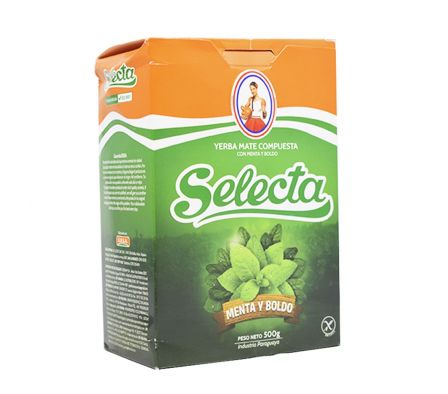  YERBA  SELECTA MENTA Y BOLDO 500GR