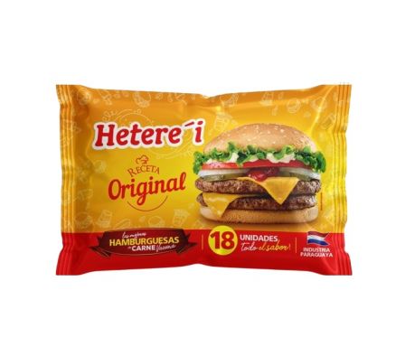 HAMBURGUEZA HETEREI CONG CARNE 18 BOLSA