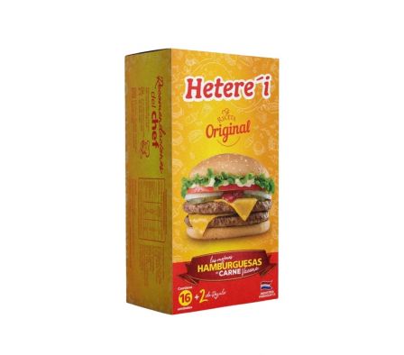 HAMBURGUEZA HETEREI CONG CARNE 18 CAJA