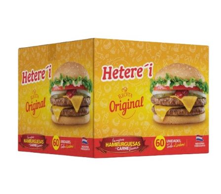 HAMBURGUEZA HETEREI CONG CARNE 64 CAJA
