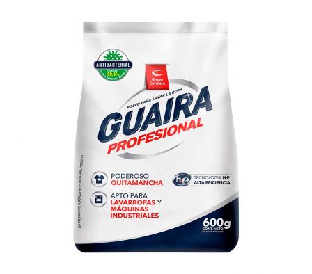 JABON POLVO GUAIRA QUITAMANCHAS PROFESIONAL 600GR