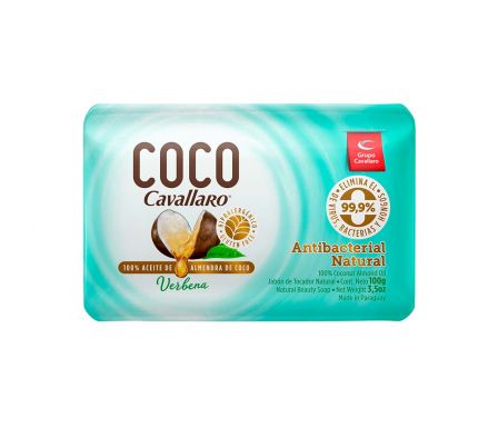 JABON TOCADOR CAVALLARO COCO VERBENA 100G