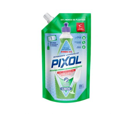 DETERGENTE LAVAVAJILLAS PIXOL 350ML LIMÓN REPU