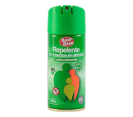 REPELENTE BASE BASE AEROSOL LARGA DURACION 165ML
