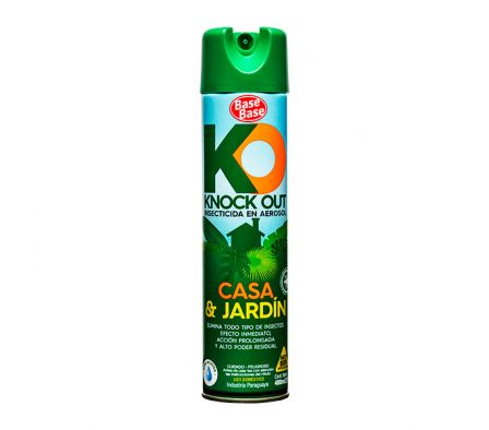 INSECTICIDA KNOCK OUT CASA & JARDIN B.A. 400 ML