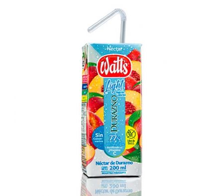 WATT'S JUGO DURAZNO LIGHT 200 CC 