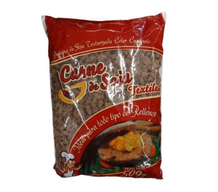 CARNE SOJA TEXTILES CARAMELO 500 GR