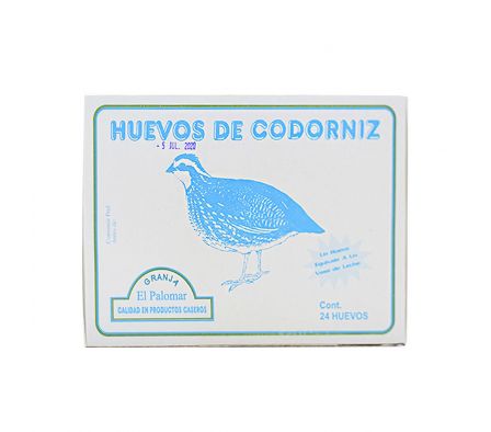 EL PALOMAR HUEVOS DE CODORNIZ CAJA 24 UNID.