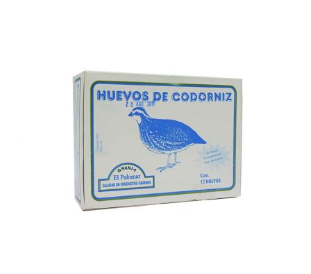 EL PALOMAR HUEVOS DE CODORNIZ CAJA 12 UNID.