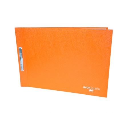 CARPETA DE DIBUJO AVON N°3 ARAÑA NARANJA