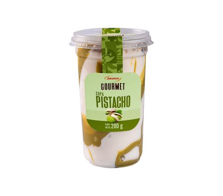 HELADO AMANDAU COPA GOURMET PISTACHO 200G