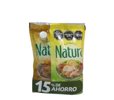 PACK NATURA MAYONESA 250GR + MOSTAZA 250GR