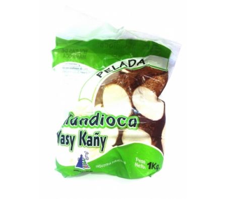 MANDIOCA AGRO LIBRE ENVASADA PELADA DE 1Kg.