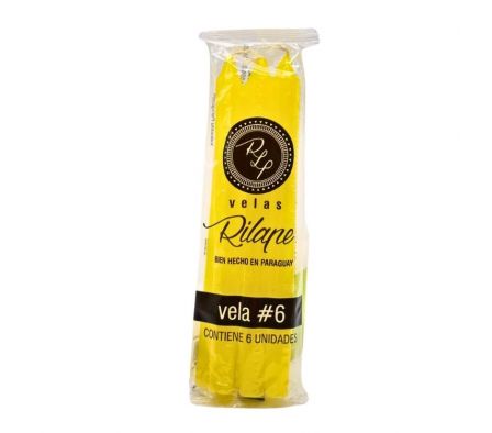 VELA 06 RILAPE AMARILLO PAQ 