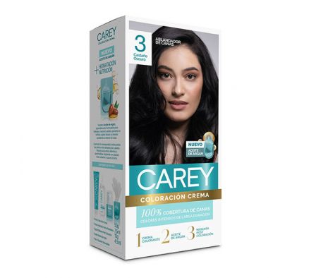 CAREY TINT.KIT COMP.CASTAÑO OSCURO Nº 3