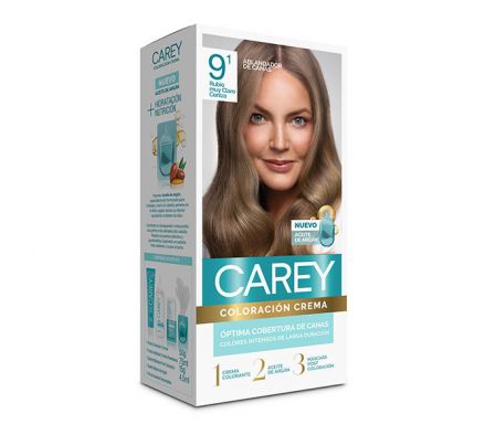 CAREY TINT.KIT COMP.RUBIO MUY CLARO CENIZA Nº 9.1