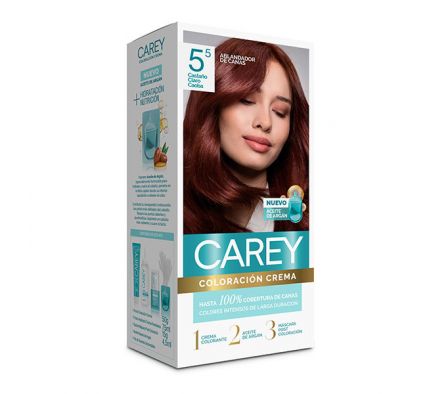 CAREY TINT.KIT COMP.CASTAÑO CLARO CAOBA Nº 5.5