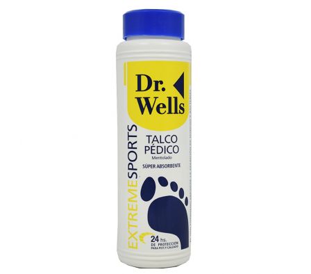 TALCO DR WELLS PEDICO MENTOL EXTREME X 80