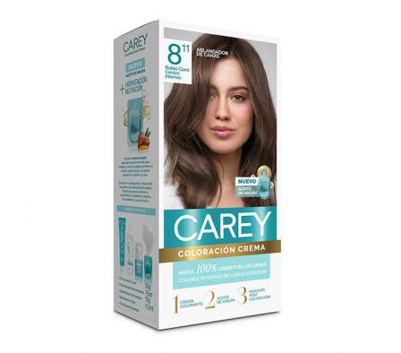 CAREY KIT RUBIO CLARO CENIZA INTENSO N*8,11