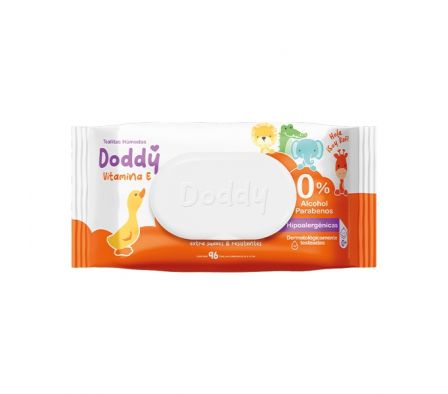 TOALLITAS HUMEDAS DODDY VITAMINA E 100UNI