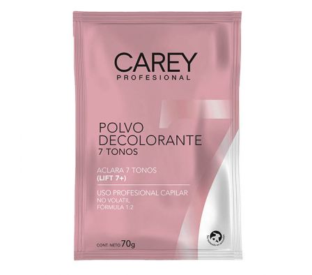 POLVO DECOLORANTE CAREY 7 TONOS SACHET 70G
