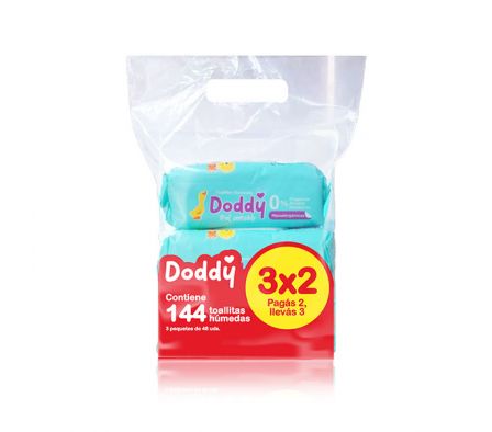 TOALLITAS HUMEDAS DODDY PACK PROMOCIONAL 3X2