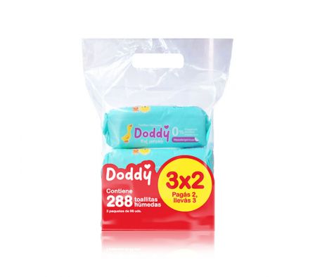 PACK TOALLITAS HUMEDAS DODDY 96UNI