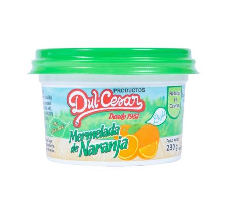 MERMELADA DUL-CESAR DE NARANJA LIGTH 100% 230GR