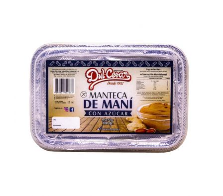 MANTECA DE MANI DULCESAR C/AZUCAR 200GR