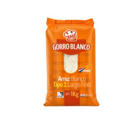 ARROZ GORRO BLANCO TIPO II 1KG