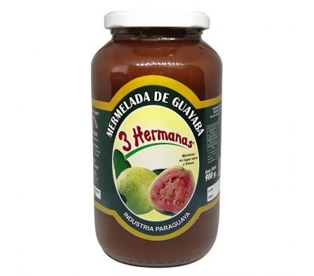 DULCE DE GUAYABA 3 HERMANAS ENVASE VIDRIO 900GR