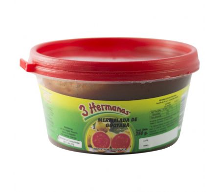 MERMELADA DE GUAYABA 3 HERMANAS PLASTICO 250GR