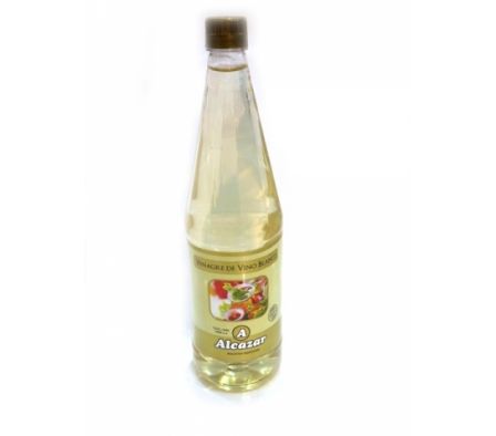 ALCAZAR VINAGRE VINO BLANCO 1 LT *12