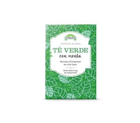 HIERBAPAR TE VERDE CON MENTA 40GR