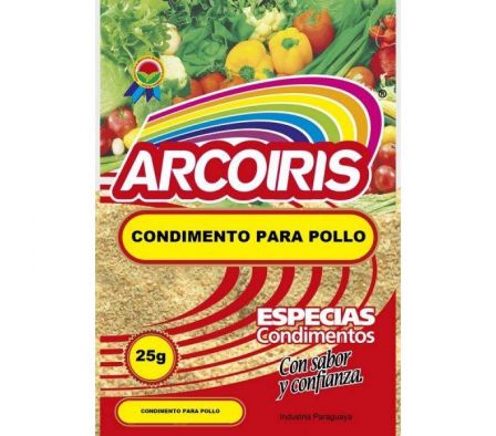 ARCO IRIS CONDIMENTO POLLO 15 GR *20