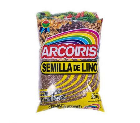 ARCO IRIS SEMILLA DE LINO 200 GR *12