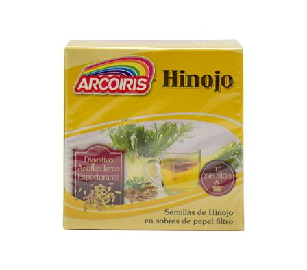 TE DE HINOJO  ARCO IRIS 10UN X 2 GR.