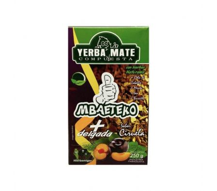 YERBA MBAETEKO DELGADA CIRUELA CAJA 250GR