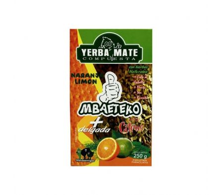 YERBA MBAETEKO DELGADA CITRUS CAJA 250GR