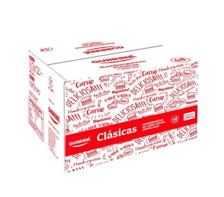 GUARANI HAMB. CARNE 48 UN.