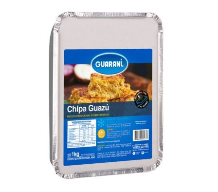CHIPA GUAZU GUARANI CONGELADO EN BANDEJA 1KG