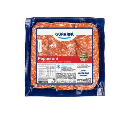 PEPPERONI GUARANI EN FETAS ENV 200GR