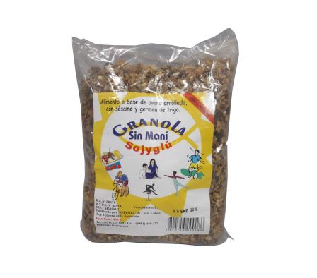 SOJYGLU GRANOLA S/MANI X400GR 