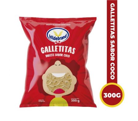 GALLETITA HIILDEBRAND ANILLOS DE COCO 300 GR